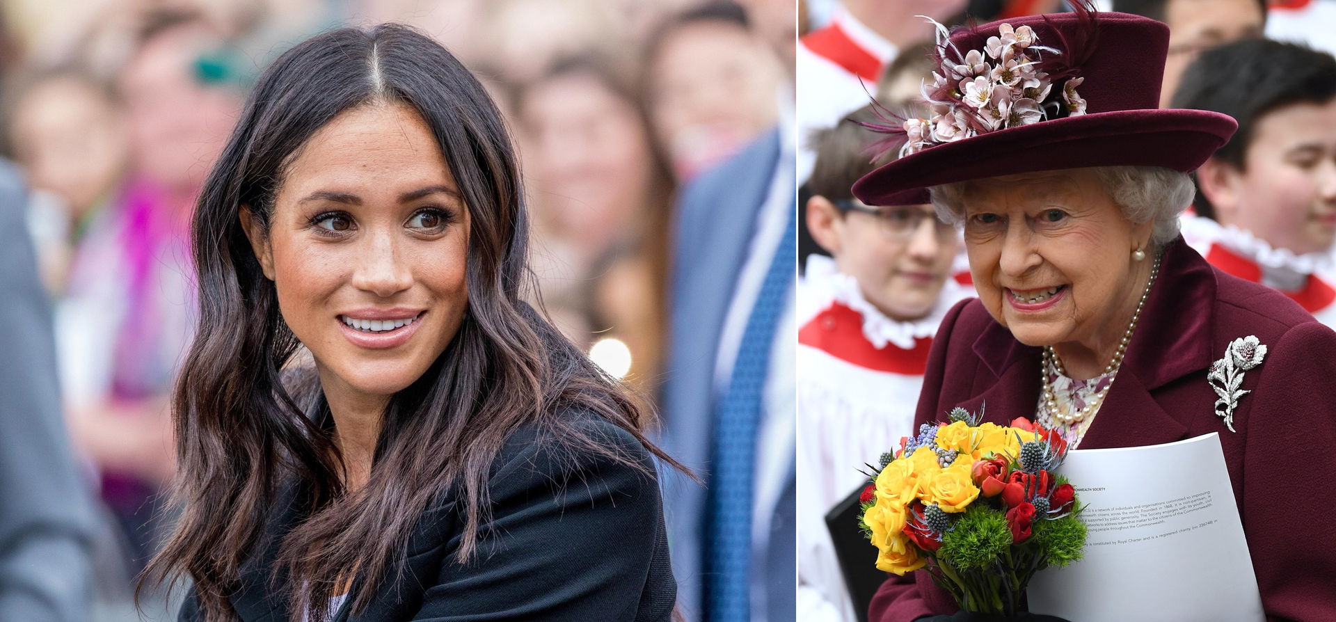 Erzsébet királynő megrázta magát, és viccesen kitolt Meghan Markle-lel