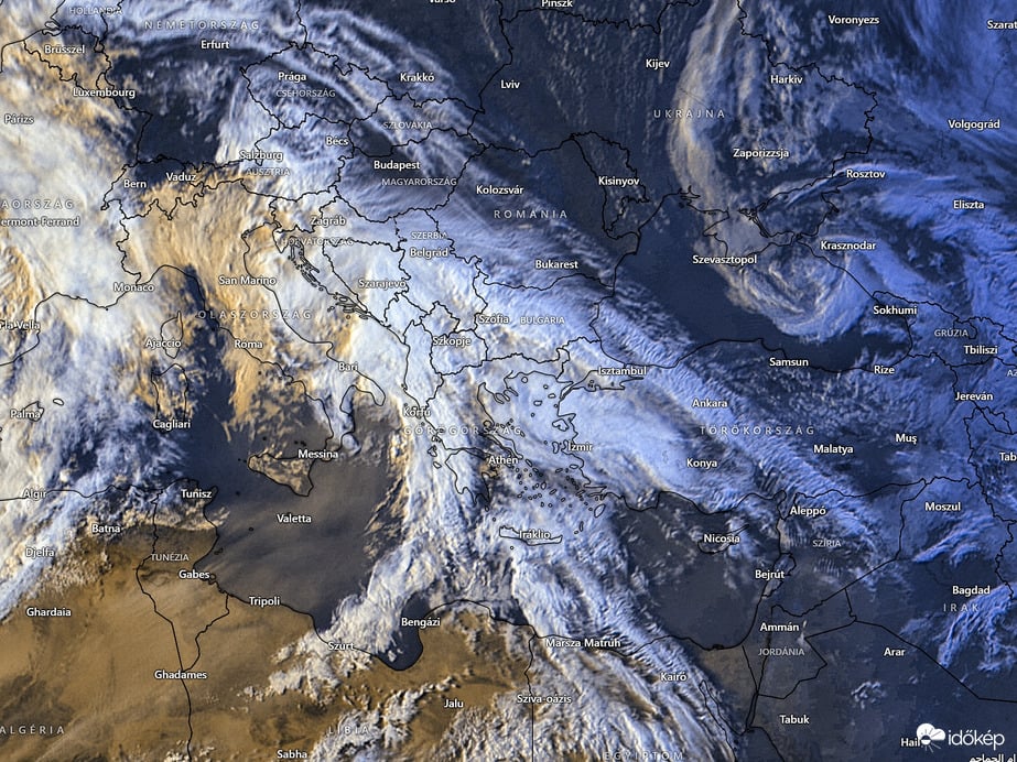 Dínófelhő rontott az országra, a meteorológusok sem hittek a szemüknek - részletes időjárás-erőrejelzés