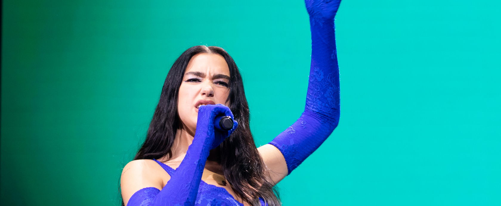 Dua Lipa átlátszó ruhája alatt a bugyi helyén valami egész más látszódott