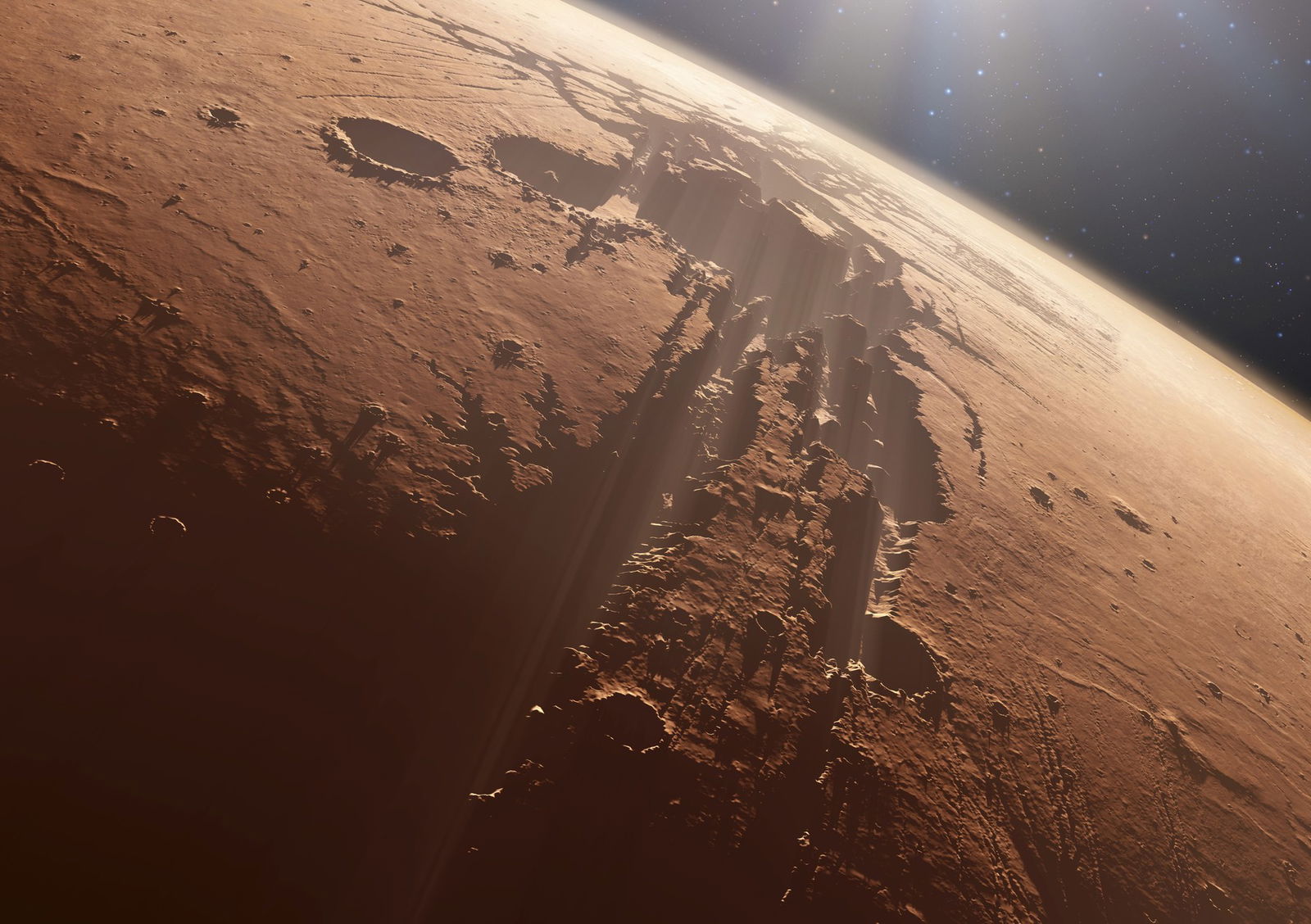 Interestingly, NASA mentions the names of five galactic settlements associated with Mars