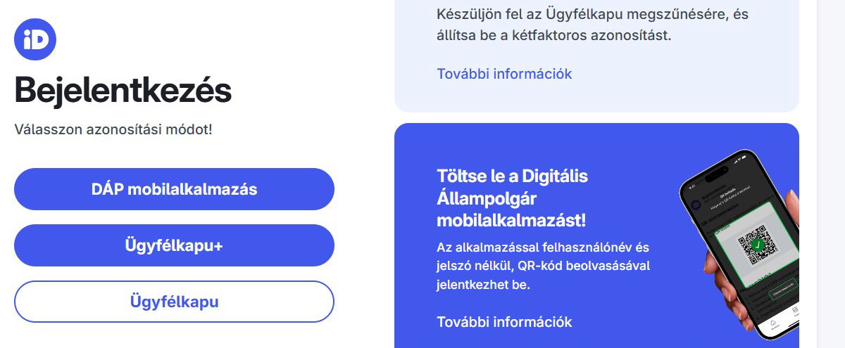 Végre bejelentették az Ügyfélkapuval kapcsolatban, új hitelesítési móddal is beléphetünk néhány napon belül