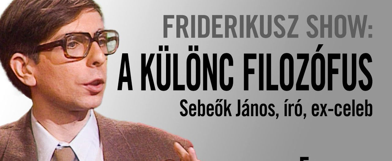 Előkerült Sebeők János, nincs jól a különc sztár