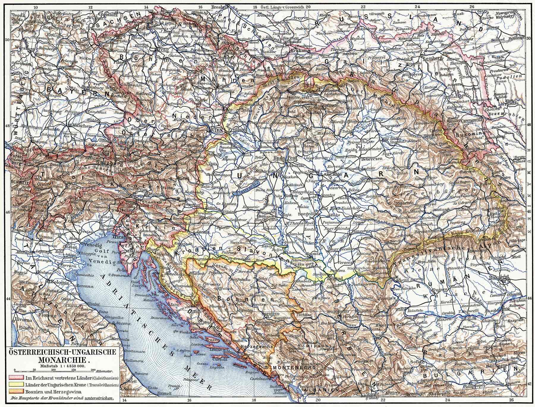 Titkos dokumentum a neten, új határokkal Magyarország, a Habsburgok Trianon előtt elképesztő dologra készültek