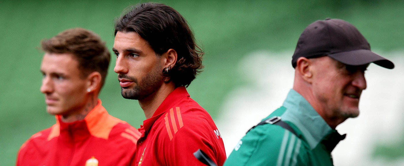 A görög válogatott edzője lebuktatta Marco Rossit, világi kellemetlen helyzetben Szoboszlaiék