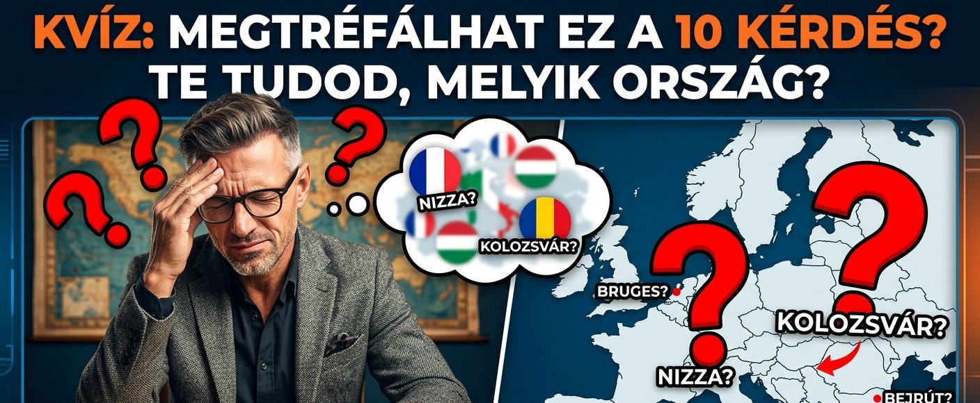 Kvíz: még a legjártasabb magyarokat is megtréfálhatja ez a 10 könnyűnek tűnő kérdés