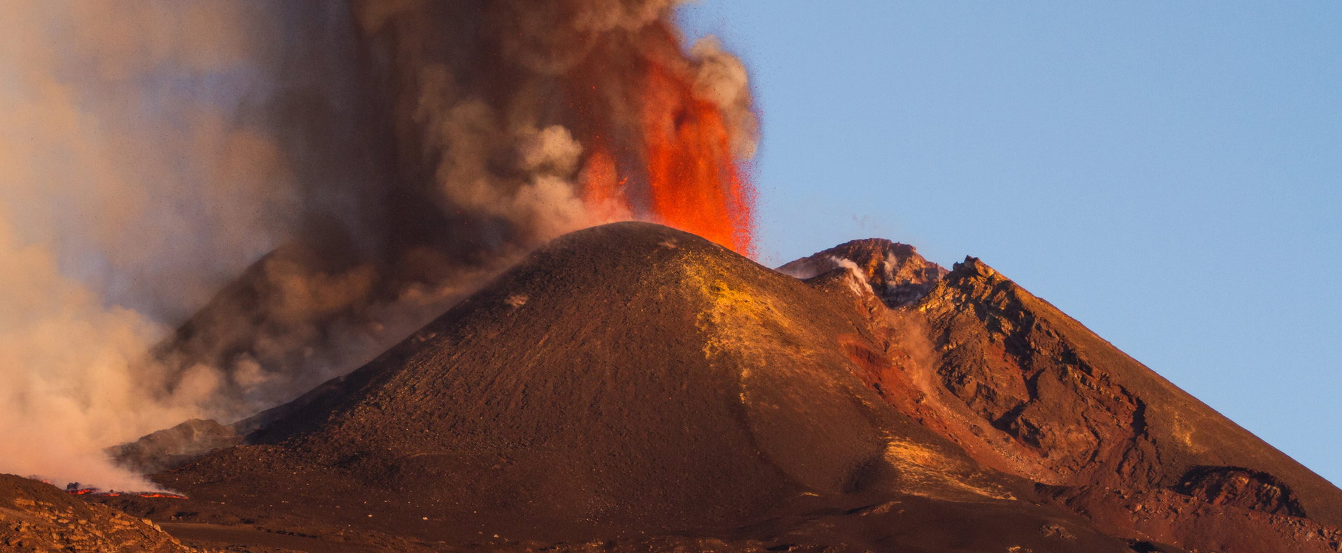 Káoszt okozott az Etna kitörése