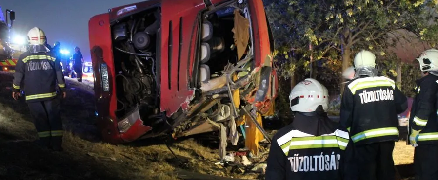 Megszólalt a buszbalesetben érintett cég elnöke, száz százalékig bízik a sofőrökben