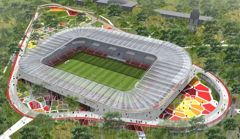 Itt vannak a debreceni stadion látványtervei