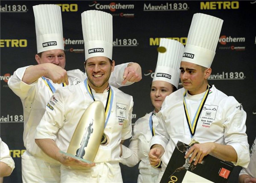 Bocuse d'Or: Magyarország és Széll Tamás csapata nyerte az európai döntőt