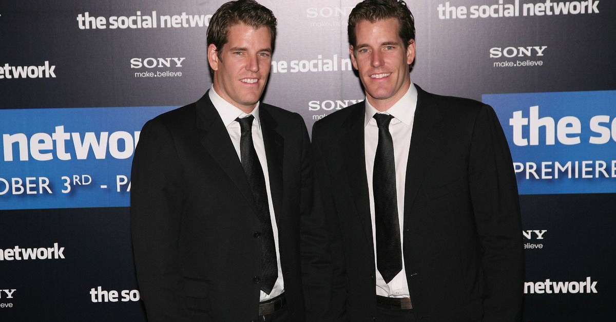 A Winklevoss testvérek milliárdosok lettek a bitcoin befektetésükkel