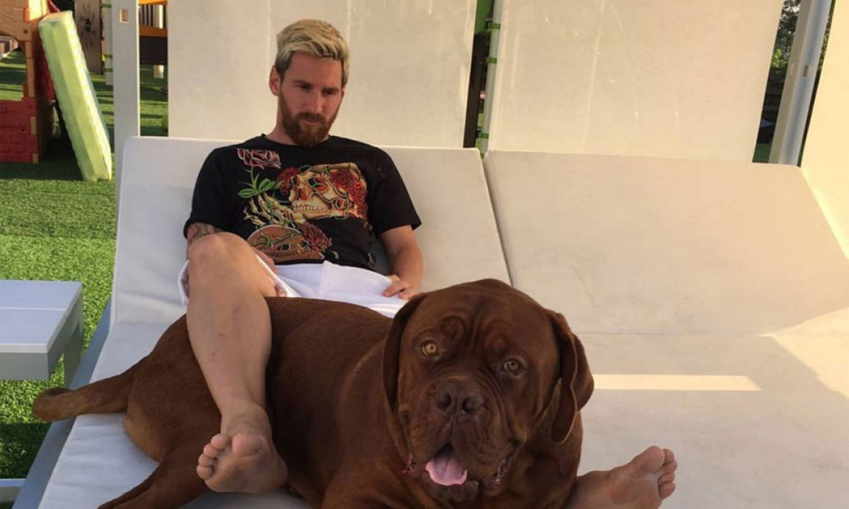 Messi a kutyáját sem kíméli