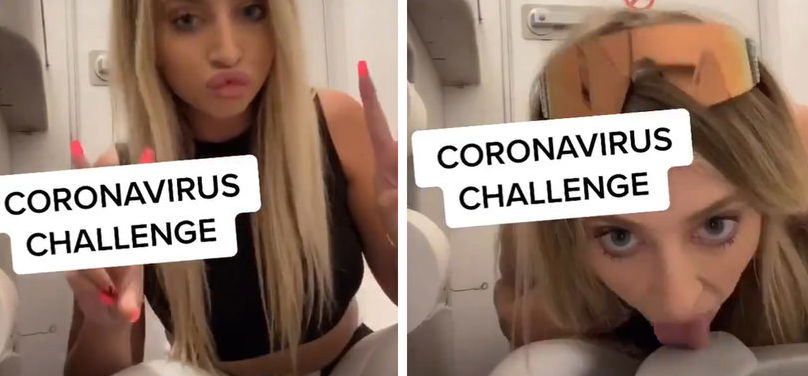 Megdöbbentő koronavírus-kihívással akart még népszerűbb lenni egy amerikai – videó