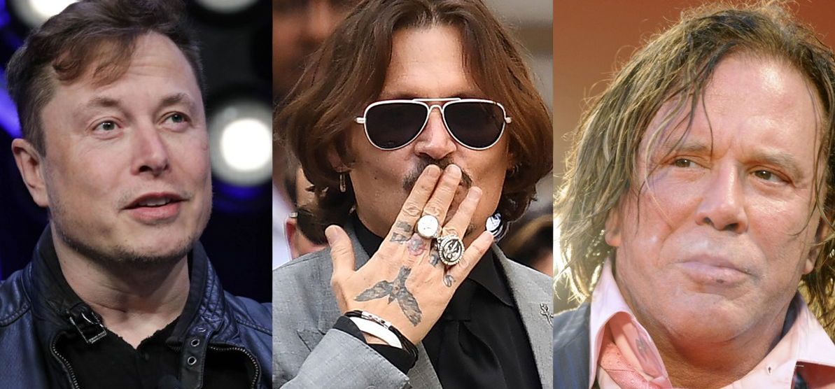 Mickey Rourke Johnny Depp védelmére kelt: meg akarja verni Elon Muskot